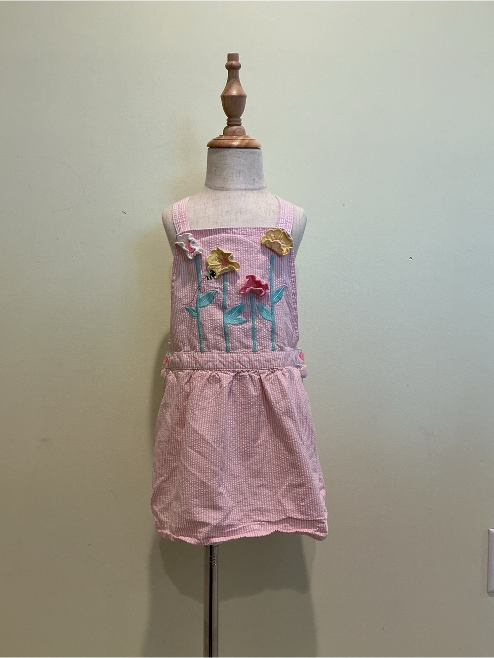 Gymboree Pink Floral Appliqué Sundress